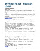 Shopenhauer - Débat et Vérité