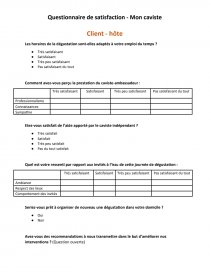 Questionnaire De Satisfaction Td Petitjf15