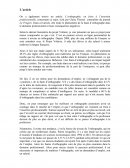 Orthographe: l'article