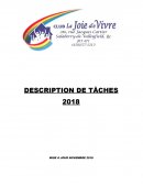 Description de tâches