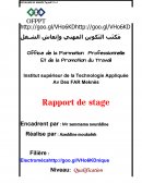 Rapport de stage ONCF