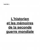 Mémoires et historiens