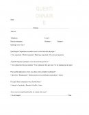 Questionnaire Aps