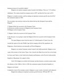 Relations between UE and BULGARIA?