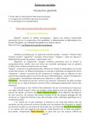 Sciences sociales