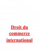 Commerce international