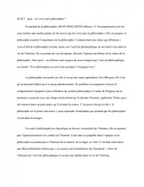 Peut On Vivre Sans Philosopher Dissertation Sigha