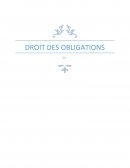 Droit des obligations: la notion d'obligation