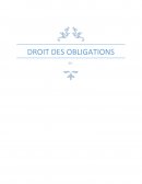 Droit des obligations: la notion d'obligation