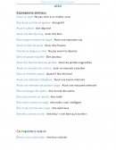 Expressions idiomatiques