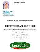 PFE LOGISTIQUE