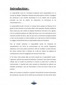 LA RESPONSABILITÉ SOCIAL DES ENTREPRISES