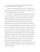 Les enjeux du développement