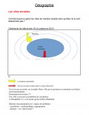 Les villes durables