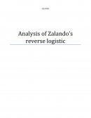 Etude de la réserve logistique de zalando