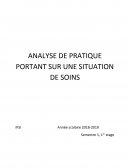 Analyse pratique de soin