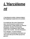 Le harcèlement