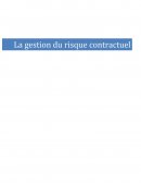 La gestion du risque contractuel