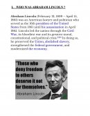 Abraham lincoln