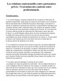 Les relations contractuelles entre partenaires privés : l'exécution des contrats entre professionnels