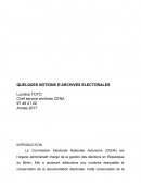 Archives électorales