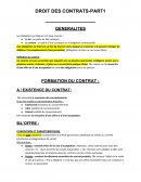 Droit des contrats