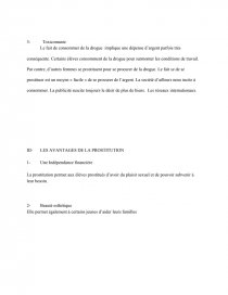 dissertation sur les prostituées
