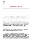 Commentaire sur la condition humaine de A. Malraux