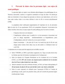 Santé publique chute personne agée