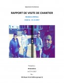 RAPPORT DE VISITE DE CHANTIER