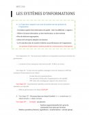 Les systèmes d'informations