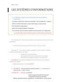 Les systèmes d'informations