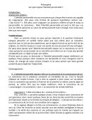 Dissertation "sur quoi repose l'identité personnelle"