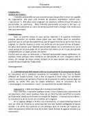 Dissertation "sur quoi repose l'identité personnelle"