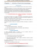Partie 1 Le droit, l’activité économique et l’entreprise cours BTS Hotellerie rest