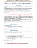 Partie 1 Le droit, l’activité économique et l’entreprise cours BTS Hotellerie rest