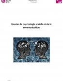 Dossier de psychologie sociale et de la communication