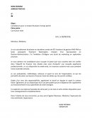 Lettre de motivation emploi étudiant