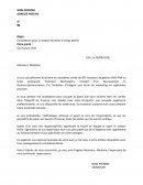 Lettre de motivation emploi étudiant