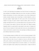 Dissertation préparatoire