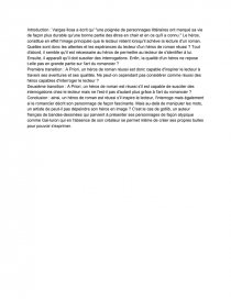 Introduction Transitions Et Conclusion De Dissertation Sur Le Heros De Roman Dissertation Mzellhena