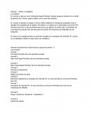 Projet Appel Plombier