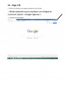 F4 mode opératoire google agenda