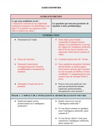 Exemple Guide D'entretien D'étude Qualitative  ijanve