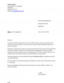 Lettre de Recrutement