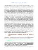 Dissertation "la légitimité de la juridiction administrative"