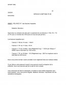 Lettre de relance sport one Processus cned