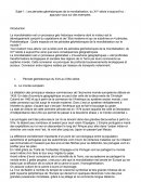 Les périodes géohistoriques de la mondialisation, du XVe siècle à aujourd'hui