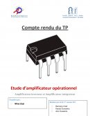 Amplificateur inverseur et amplificateur intégrateur