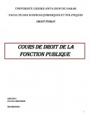 Droit de la fonction publique